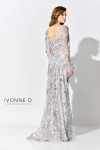 Ivonne D by Mon Cheri ID307 Tulle V-Neck Long Sleeve Dress