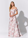 Ivonne D by Mon Cheri ID325 Brocade Pongee Lining Long Dress
