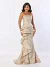 Montage by Mon Cheri M2225 Brocade Pongee Lining Long Dress