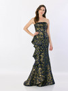 Montage by Mon Cheri M2225 Brocade Pongee Lining Long Dress
