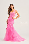 Ellie Wilde by Mon Cheri EW35238 Embroidered Tulle Dress