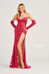 Colette by Daphne CL5107 Embroidered Sequin Tulle Dress