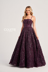 Colette by Daphne CL5141 Embroidered Novelty Sequin Dress