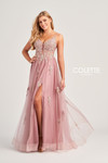 Colette by Daphne CL5143 Glitter Tulle Sleeveless Dress