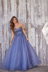 Colette by Daphne CL5161 Novelty Glitter Tulle Long Dress