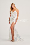Colette by Daphne CL5195 Novelty Multi Color Sequin Dress