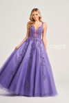 Colette by Daphne CL5261 Tulle Sequin Glitter Tulle Dress