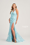 Colette by Daphne CL5275 Applique Stone Accents Dress