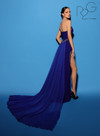 Tarik Ediz 53162 Crepe Sweetheart Neck Fitted Long Dress