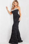 Jovani 23546 Embellished Strapless Mermaid Fitted Long Dress
