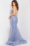 Jovani 26112 Mesh Embellished Illusion Corset Bodice Dress