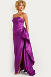 Jovani 36854 Taffeta Strapless Straight Neck Pleated Dress