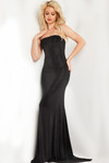 Jovani 37092 Jersey Embellished Strapless Sleeveless Dress