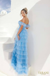 Terani Couture 241P2211 Glitter Off-Shoulder Neck Ballgown