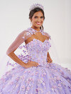 Fiesta Gowns 56494 Lace Tulle Strapless Long Ball Gown