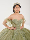 Fiesta Gowns 56495 Lace Tulle Strapless Long Ball Gown