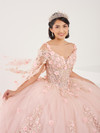Fiesta Gowns 56498 Lace Tulle Spaghetti Strap Long Ball Gown