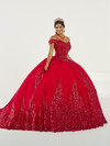Fiesta Gowns 56501 Lace Tulle Strapless Long Ball Gown