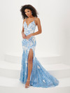 Panoply 14157 Lace Cracked Ice Sleeveless Mermaid Long Gown