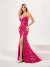 Panoply 14186 Swirly Sparkle Sequin Sleeveless Long Gown