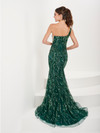 Panoply 14188 Embellished Swirl Tulle Sleeveless Gown