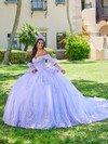 Quinceanera 26078 Lace Tulle Off Shoulder Sleeve Ball Gown