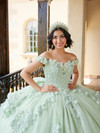 Quinceanera 26080 Lace Tulle Off Shoulder Sleeve Ball Gown
