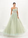 Tiffany Designs 16096 Embellished One Shoulder Long Dress
