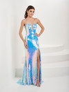 Tiffany Designs 16109 Liquid Shine Sequin Long Ball Gown