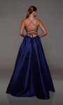 Alyce Paris 1784 Lace-mikado Scooped Neckline Long Dress
