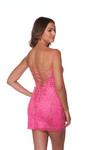 Alyce Paris 4671 Hand Beaded Plunging Neckline Short Dress