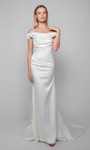 Alyce Paris 7064 Duchess Satin Off Shoulder Wedding Dress