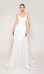 Alyce Paris 7090 Perfect Satin V-neck Straight Wedding Dress