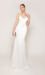 Alyce Paris 7090 Perfect Satin V-neck Straight Wedding Dress