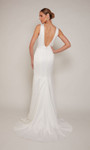 Alyce Paris 7092 Perfect Satin Plunging Neck Wedding Dress