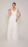 Alyce Paris 7096 Perfect Satin V-neck A-line Wedding Dress