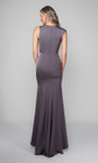 Alyce Paris 27598 Faille High Neck Sleeveless Straight Dress