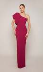 Alyce Paris 27644 Stretch Satin One Shoulder Straight Dress