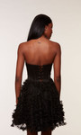 Alyce Paris 3173 Tulle-Lace Strapless A-line Short Dress