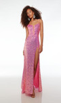 Alyce Paris 61556 Sequins Plunging Neckline Straight Dress