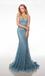 Alyce Paris 61579 Beaded Glitter Tulle Sweetheart Neck Dress