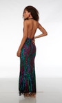 Alyce Paris 61584 Hand Beaded Sequins Halter Neck Dress
