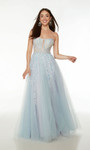 Alyce Paris 61635 Sequins Lace Appliques Glitter Tulle Dress
