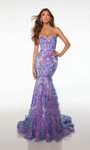 Alyce Paris 61663 Sequins Strapless Fit N Flare Long Dress