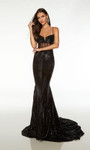 Alyce Paris 61705 Sequins Sweetheart Neck Mermaid Dress