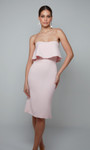 Alyce Paris 70002 Strapless Straight Corset Short Dress