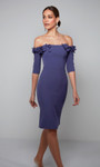 Alyce Paris 70003 Off Shoulder Straight Corset Short Dress