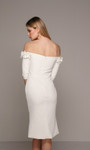 Alyce Paris 70003 Off Shoulder Straight Corset Short Dress