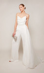Alyce Paris 70050 Satin Strapless Engagement Long Jumpsuit