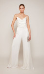 Alyce Paris 70050 Satin Strapless Engagement Long Jumpsuit